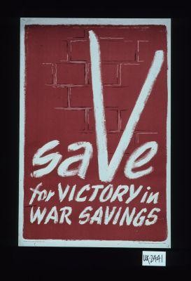 Save for victory in war savings