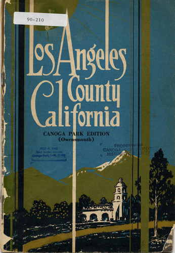 Los Angeles County California - Canoga Park Edition, circa 1931