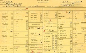 WPA household census for 110 S SOTO, Los Angeles