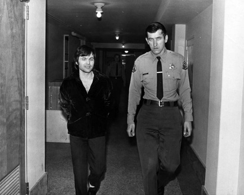 Bruce Davis with deputy