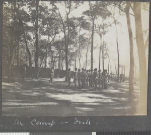 4/4 KAR on parade, Cabo Delgado, Mozambique, April 1918