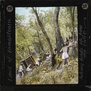 "Taking Loads up from the Lake", Malawi, ca. 1894-1904