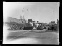 "Legend of Father Time" float in the Tournament of Roses Parade, Pasadena, 1935