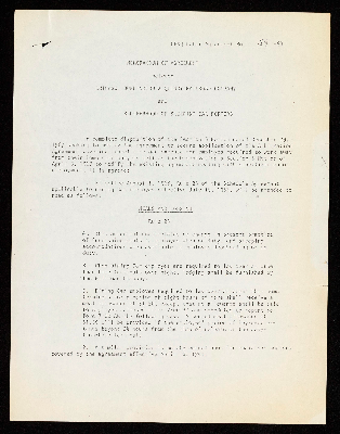 Agreements between the Brotherhood of Sleeping Car Porters and the Chicago, Burlington & Quincy Railway Company
