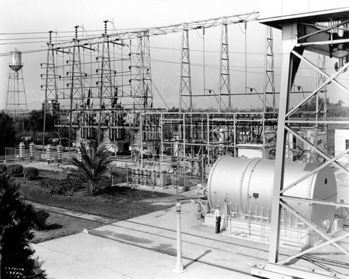 Electric company substation