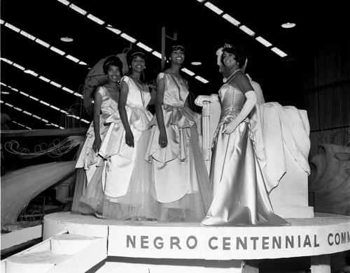 Negro Centennial Float, Los Angeles, 1962