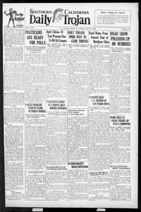 Daily Trojan, Vol. 17, No. 132, April 27, 1926