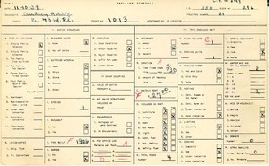 WPA household census for 1013 E 43RD, Los Angeles