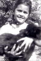 Patricia Whiting and cat