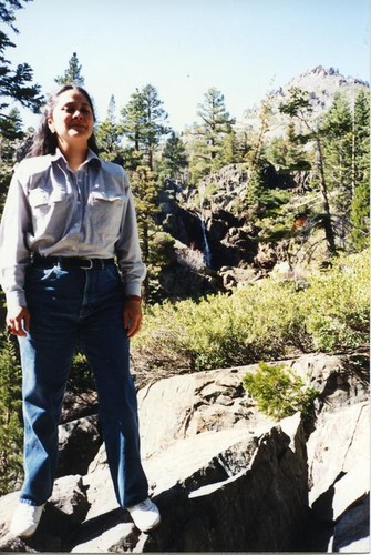 Patricia Whiting on hike
