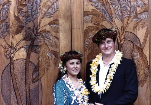 Vince and Patricia Whiting celebrating their fourth wedding