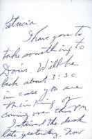 Undated letter from Carl Duncan to Patricia Whiting