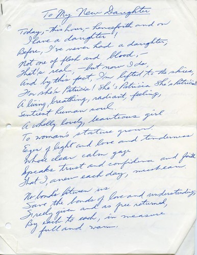 Poem from Carl D. Duncan to Patricia Whiting, dated 1964-07-10