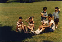 Group portrait of Mason, Jim, George, Leon and Morton