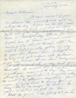 Letter from Carl D. Duncan to Patricia Whiting, January 9, 1966