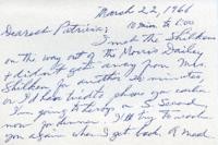 Letter from Carl D. Duncan to Patricia Whiting, April 22, 1966