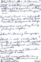 Diary entry by Patricia Whiting, Undated