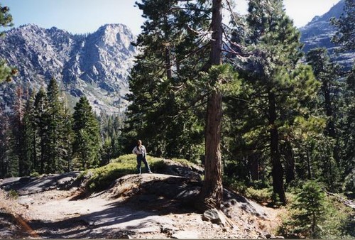 Patricia Whiting hiking in California