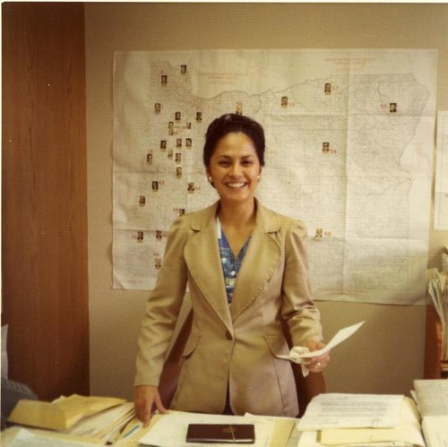 Patricia Whiting in her office