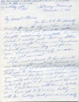 Letter from Dr. Carl D. Duncan to Patricia November 7, 1964