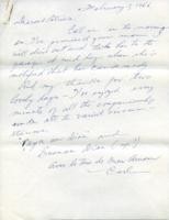 Letter from Carl D. Duncan to Patricia Whiting, February 3, 1966