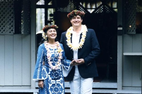 Vince and Patricia Whiting celebrating their fourth marriage