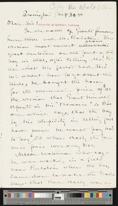 Henry K. Hannah, letter, 1896-09-30, to Hamlin Garland