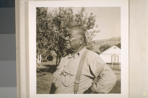 Jose Vera; Tule River Reservation, Calif.; September 1935; 6 prints, 6 negatives