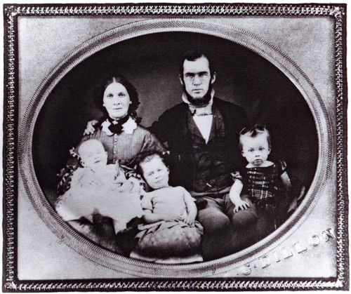 4545 Portrait of Bernard J. Reid and his family, circa 1860s