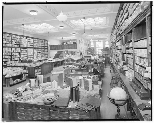 A.C. Vromans bookstore, 329 East Colorado, Pasadena. 1937