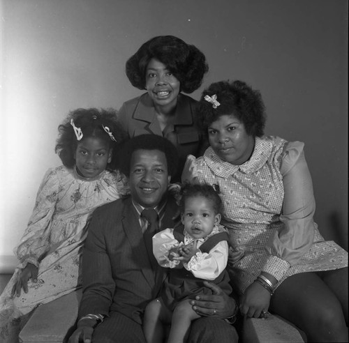 Frank Holoman and Family, Los Angeles, 1973