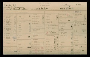 WPA household census for 1104 W 1ST STREET, Los Angeles