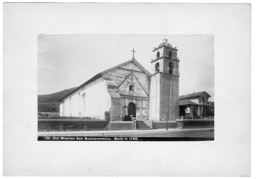 San Buenaventura Mission 1884