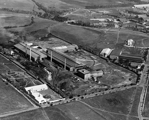 Aerial view of Torrance industries