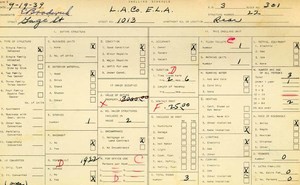 WPA household census for 1013 S GAGE