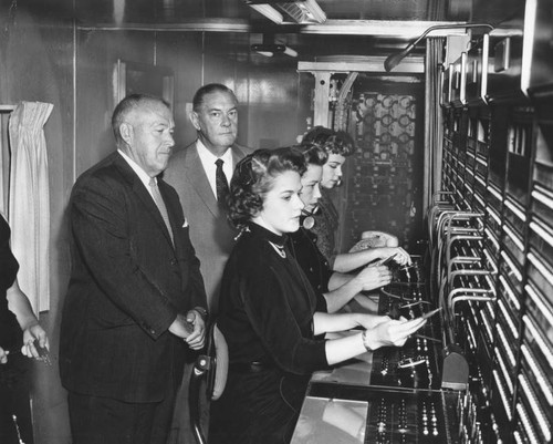 Pacific Telephone mobile switchboard