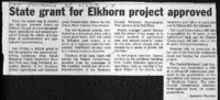 State grant for Elkhorn project approved