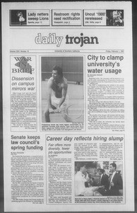 Daily Trojan, Vol. 114, No. 16, February 01, 1991