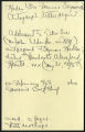 Perkins' notes on Seymour letter to Elderkin dated 1928 February 22