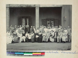 Missionary conference, Imasombahoaka, Fianarantsoa, Madagascar, 1920