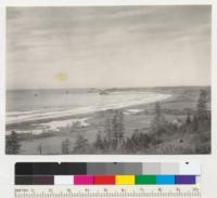 Crescent City as seen from Redwood Highway about four miles south of town. 1-6-40, E.F