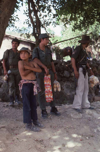 Guerrillas occupy town, La Palma, 1983