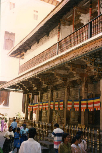 Exterior of the Temple of the Sacred Tooth Relic