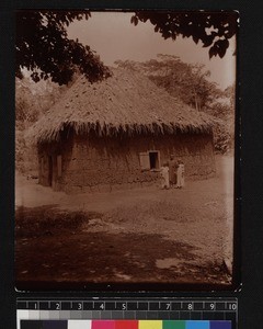 Small group outside village church Nigeria, 1915