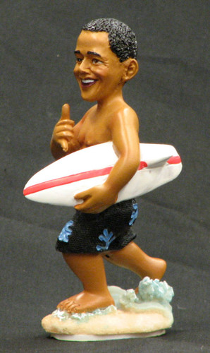 Obama Surfer Dashboard Doll from Hawaii — Calisphere