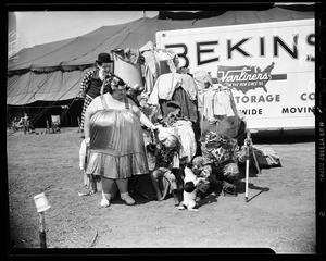 Circus donation to Korean relief, 1951