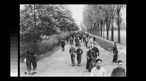 Students walking to class, Chengdu, Sichuan, China, ca.1944
