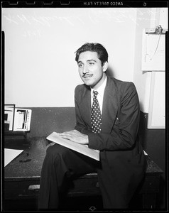 Visiting editor from Pakistan, 1951