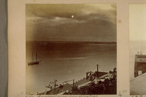 Moonlight Effect from Alcatraz Island