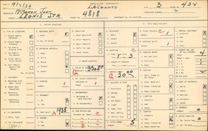 WPA household census for 4818 LEONIS ST, Los Angeles County